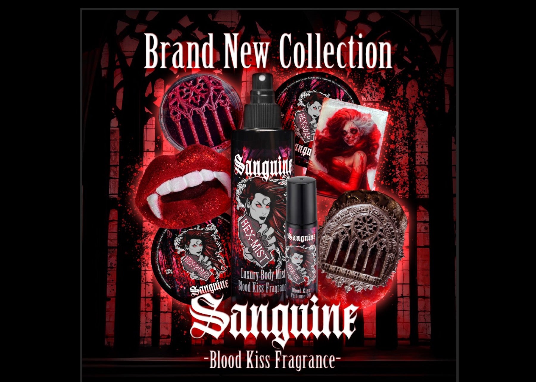 Sanguine Hexbomb bath bomb