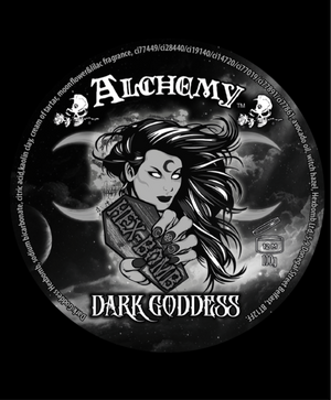 Dark Goddess coffin Hexbomb x Alchemy England collab bathbomb 120g