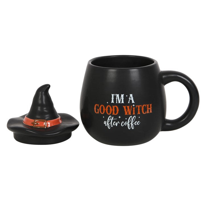I’m a good witch mug and witche hat lid