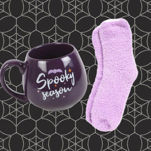 Spooky season mug & sock set