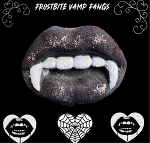 Frostbite vamp fangs Hexbomb bathbomb