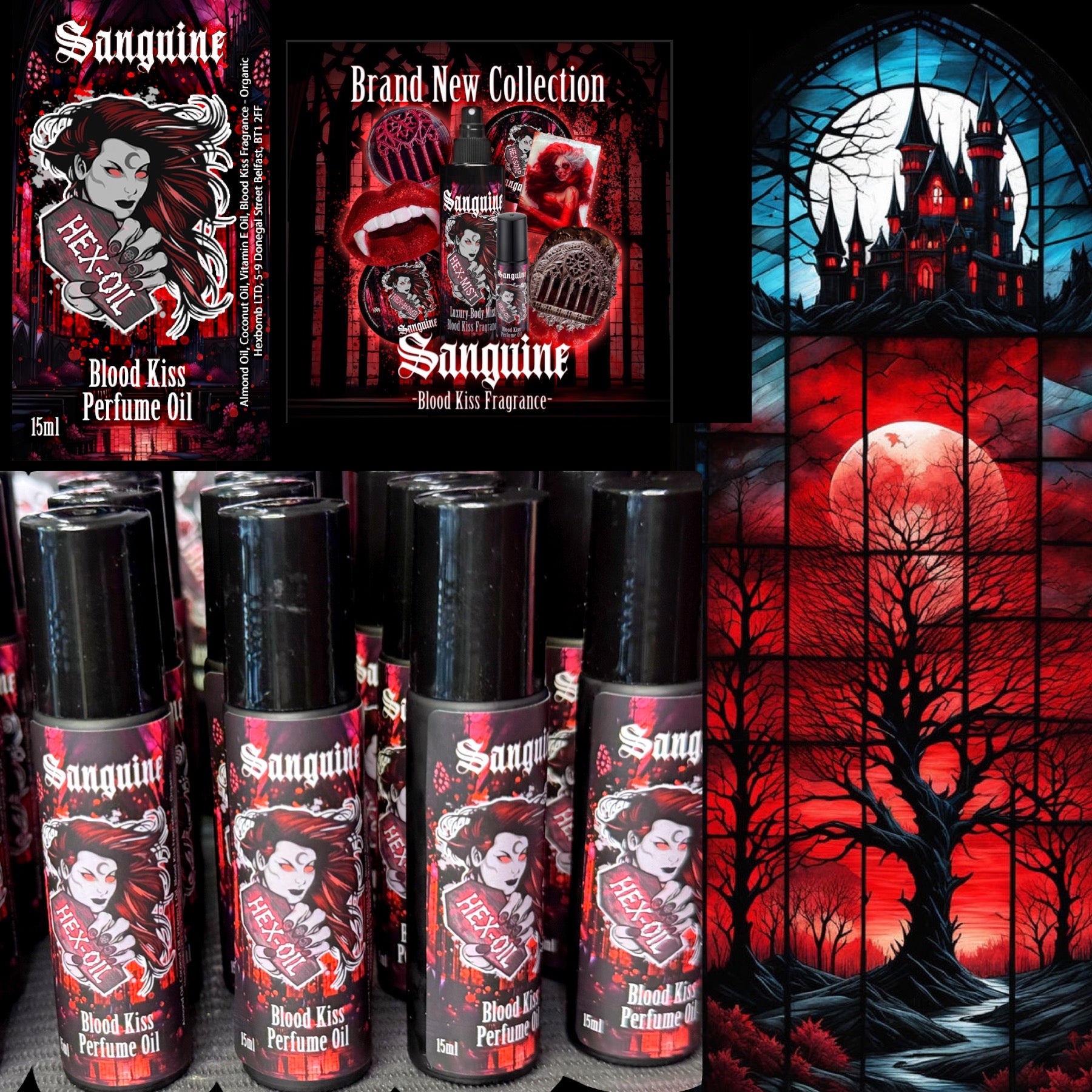 Sanguine hexmas cracker luxury perfume oil