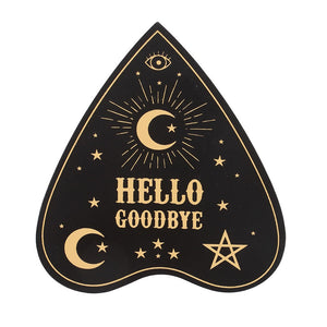 Black & gold planchette coaster set