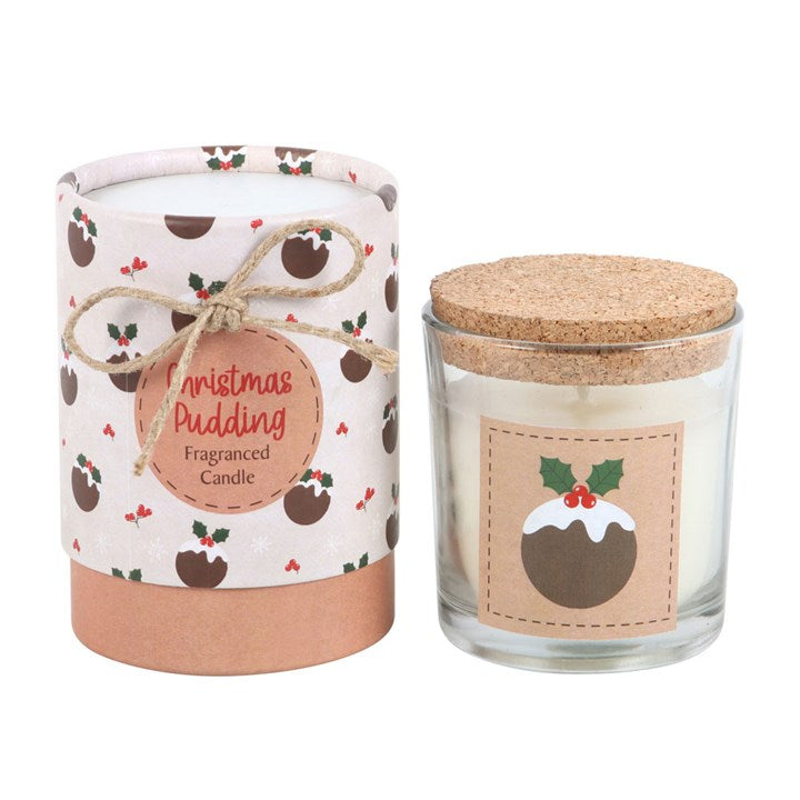 Hexmas Christmas pudding fragranced candle