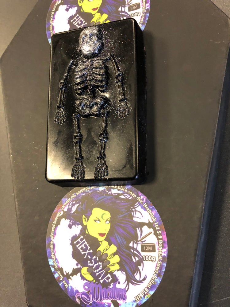 Spooky Scary Skeleton Macabre Soap